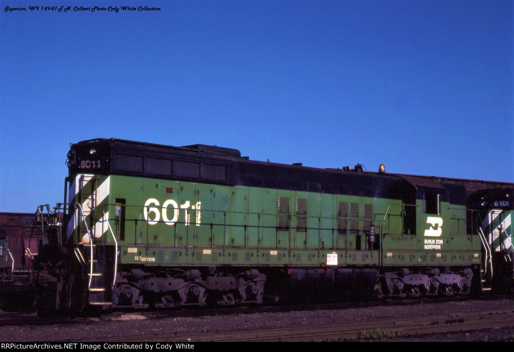 Burlington Northern SD7 6011